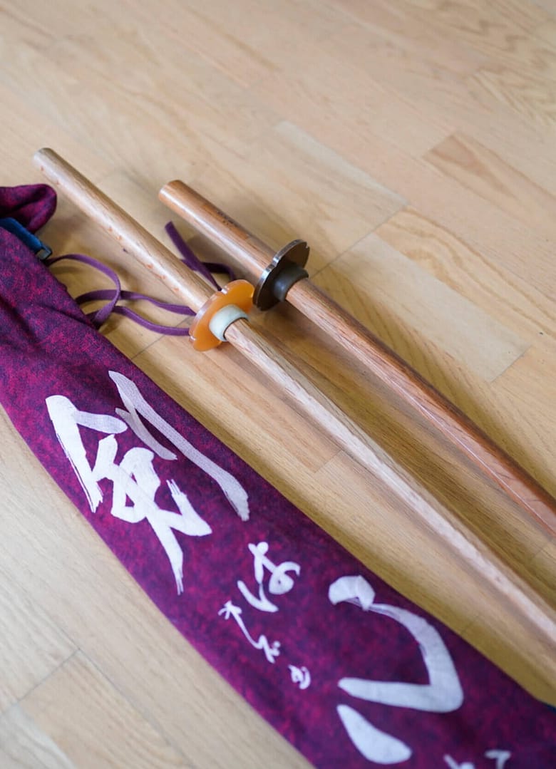 tachi-kodachi-funda-2-club-kendo-vetusta Armas Club Kendo Vetusta. Bokken y Shinai